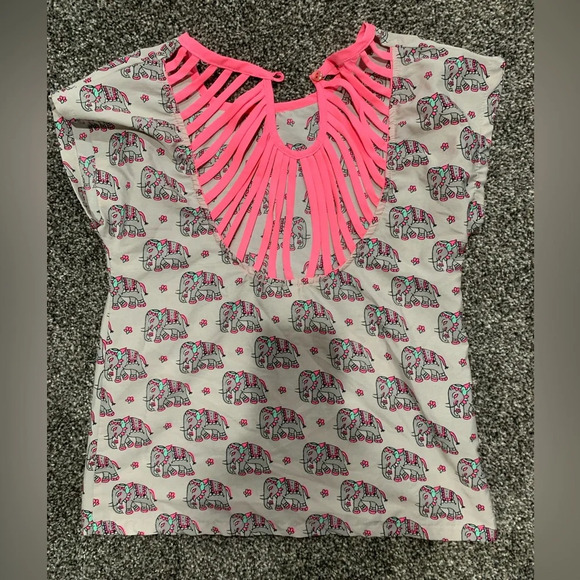 Girls Elephant Shirt, size 14 - Picture 2 of 3